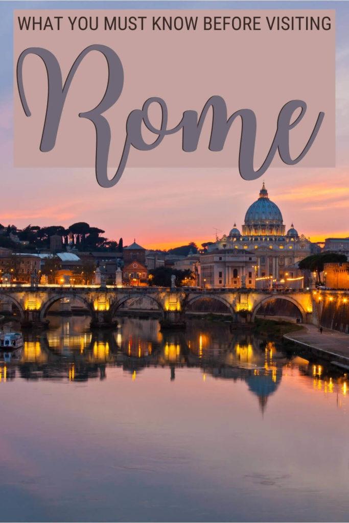 Read what you need to know before your trip to Rome - via @strictlyrome