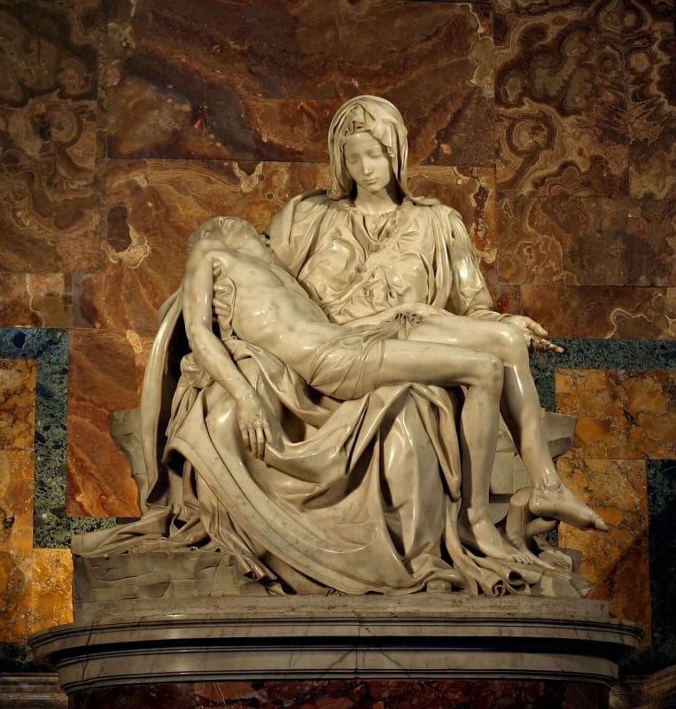 Michelangelo statue in Rome