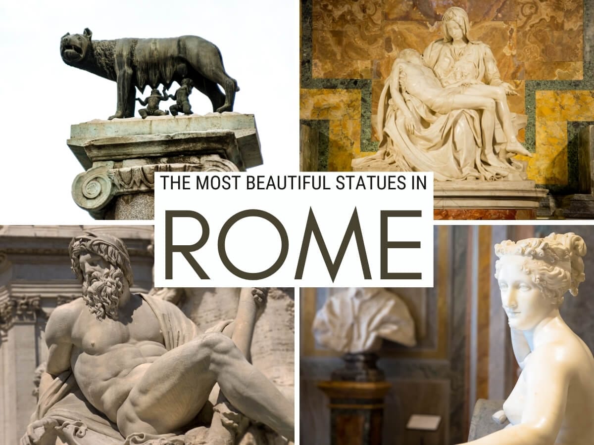 statues in rome