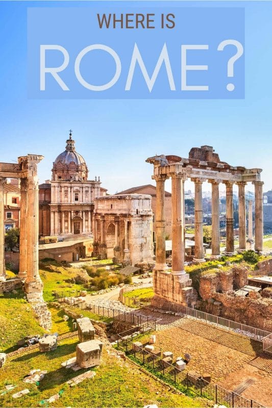 Learn where is Rome and more interesting facts about Rome - via @strictlyrome