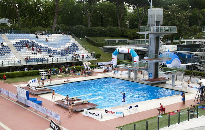 outdoor pools in Rome