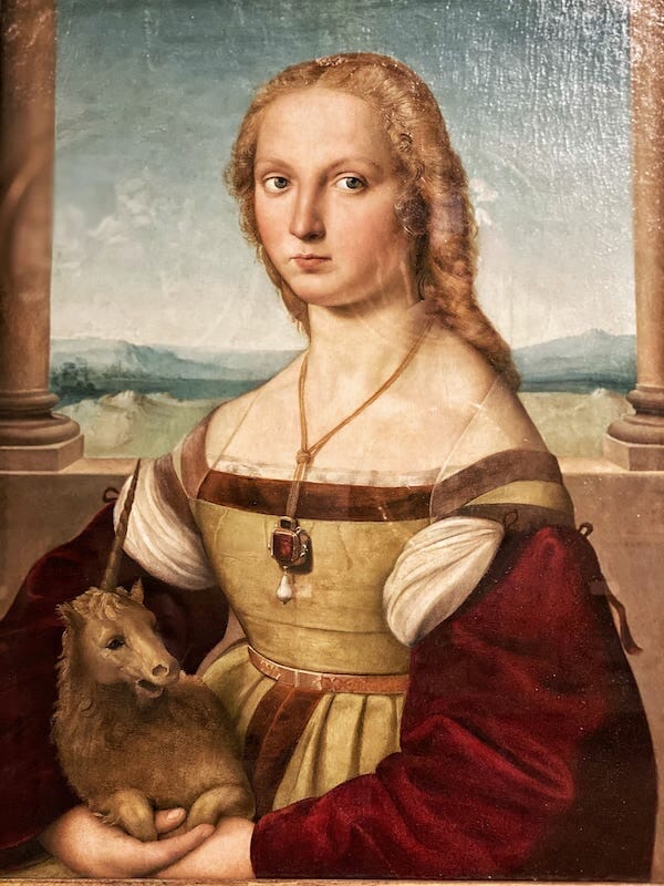 Raphael in Rome galleria borghese