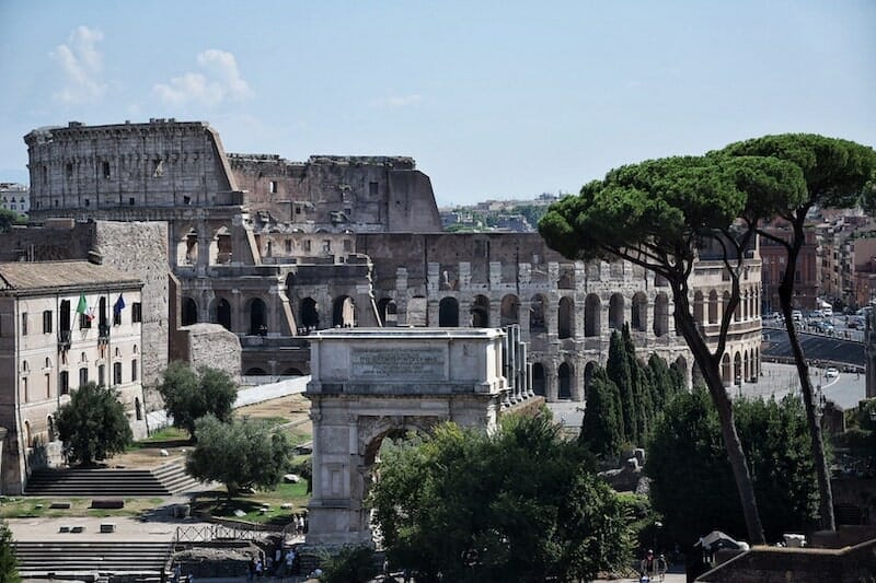 Arch of Titus best hostels in Rome