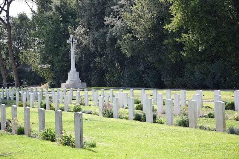 War Cemetery Testaccio Rome