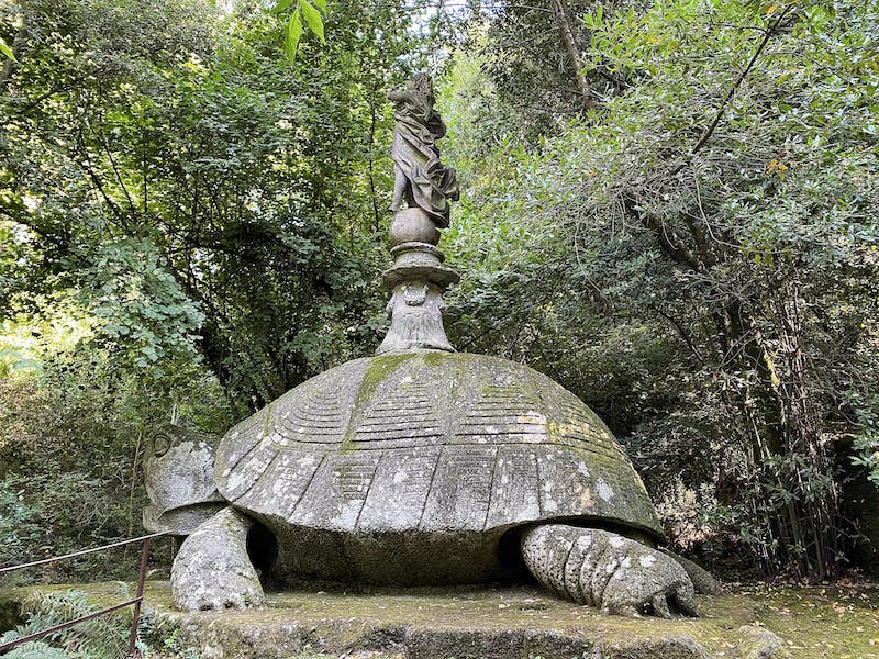 Turtle at Bomarzo Monster Park