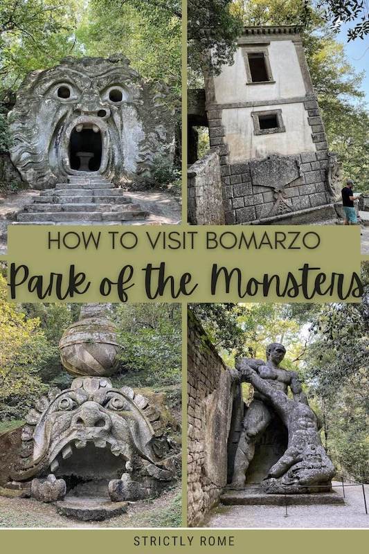 Discover how to visit Bomarzo Monster Park - via @strictlyrome