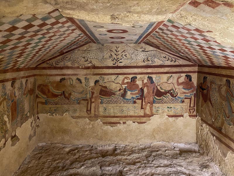 Etruscan Necropolis Tarquinia tombs