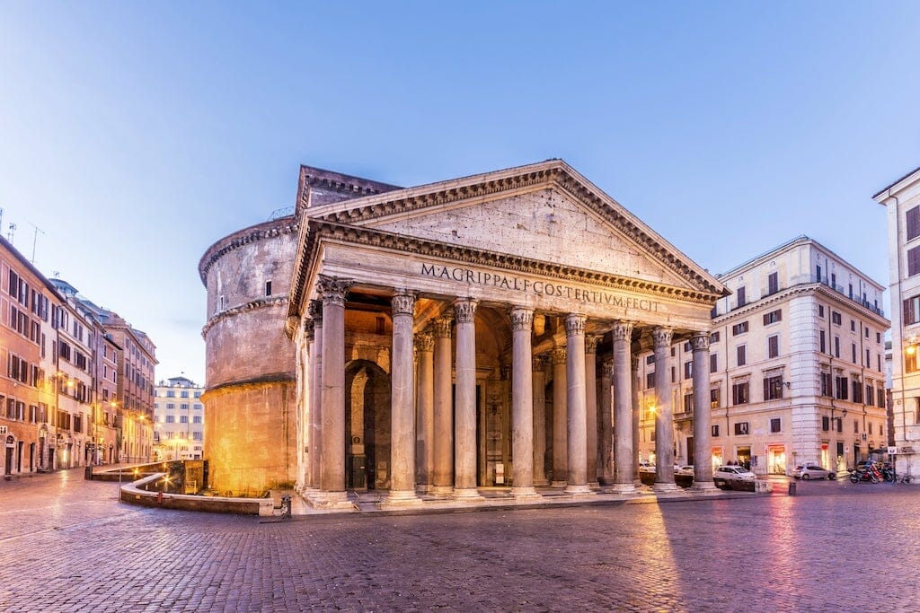 visiting the Pantheon Rome