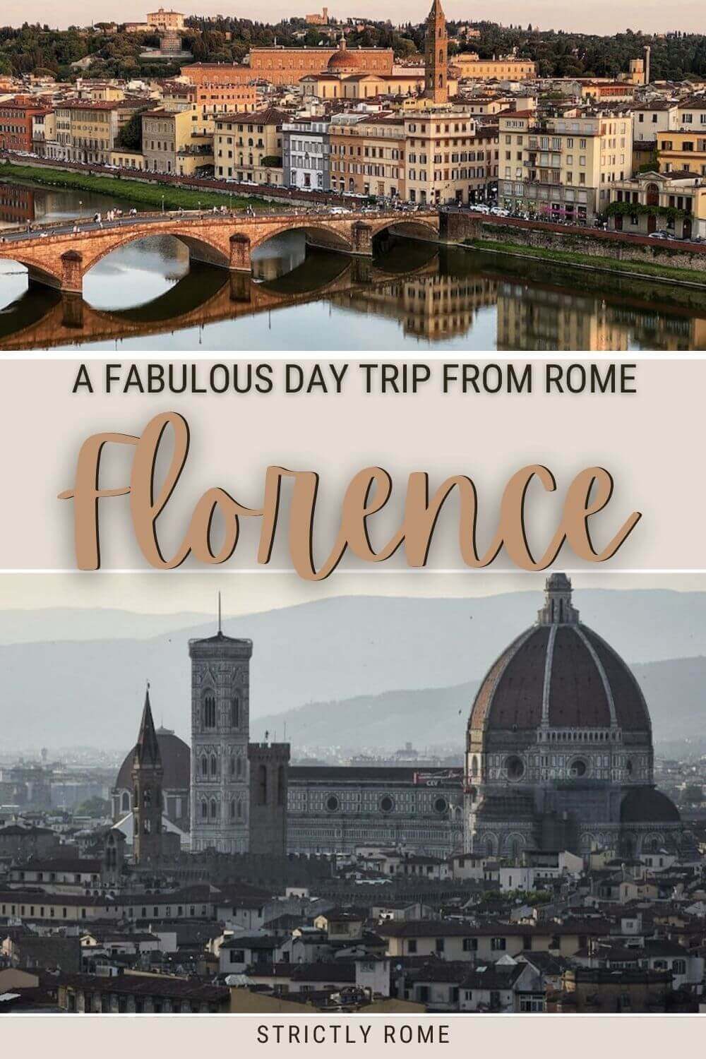 Discover how to make the most of your day trip from Rome to Florence - via @strictlyrome