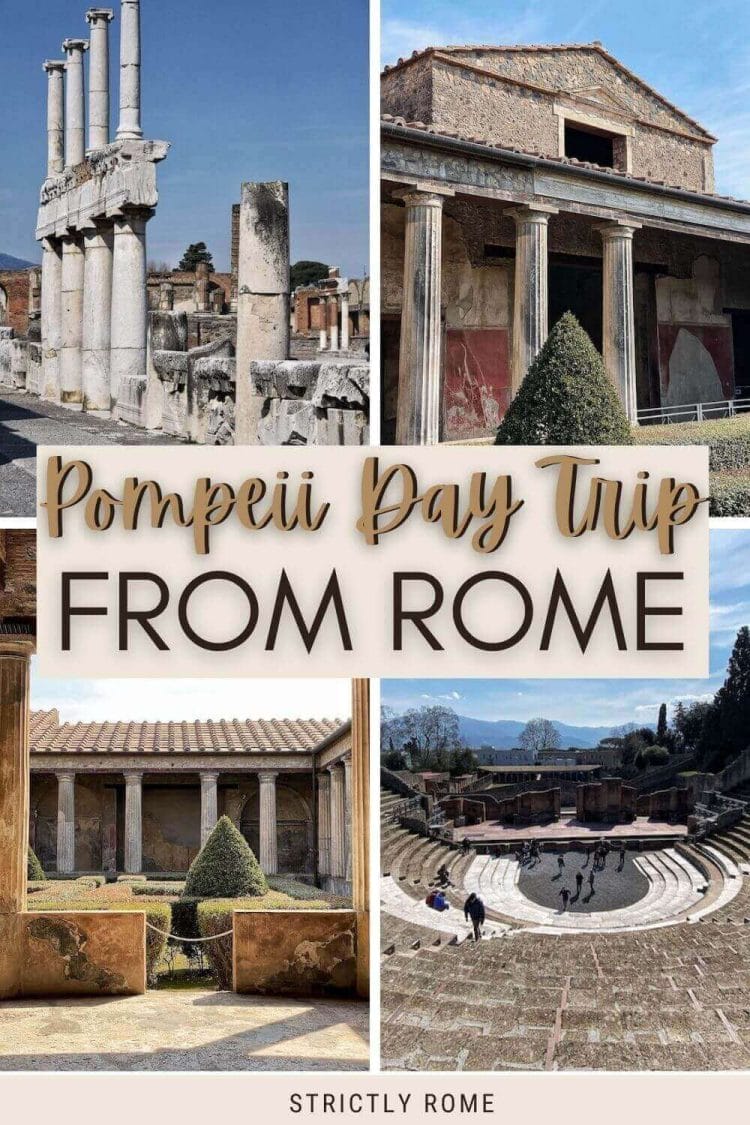 Discover how to plan your Pompeii day trip from Rome - via @strictlyrome