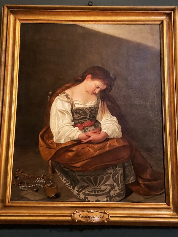 Caravaggio’s The Penitent Magdalene