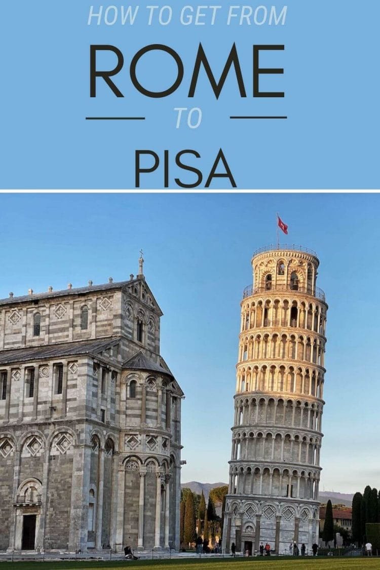 Discover the best way of getting from Rome to Pisa - via @strictlyrome